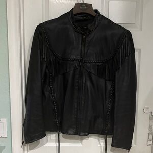 Willie G Harley Davidson Fringe Jacket-Size 48